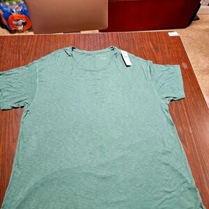 American Eagle Womens Teal Shirt Sleeve Shirt Size L